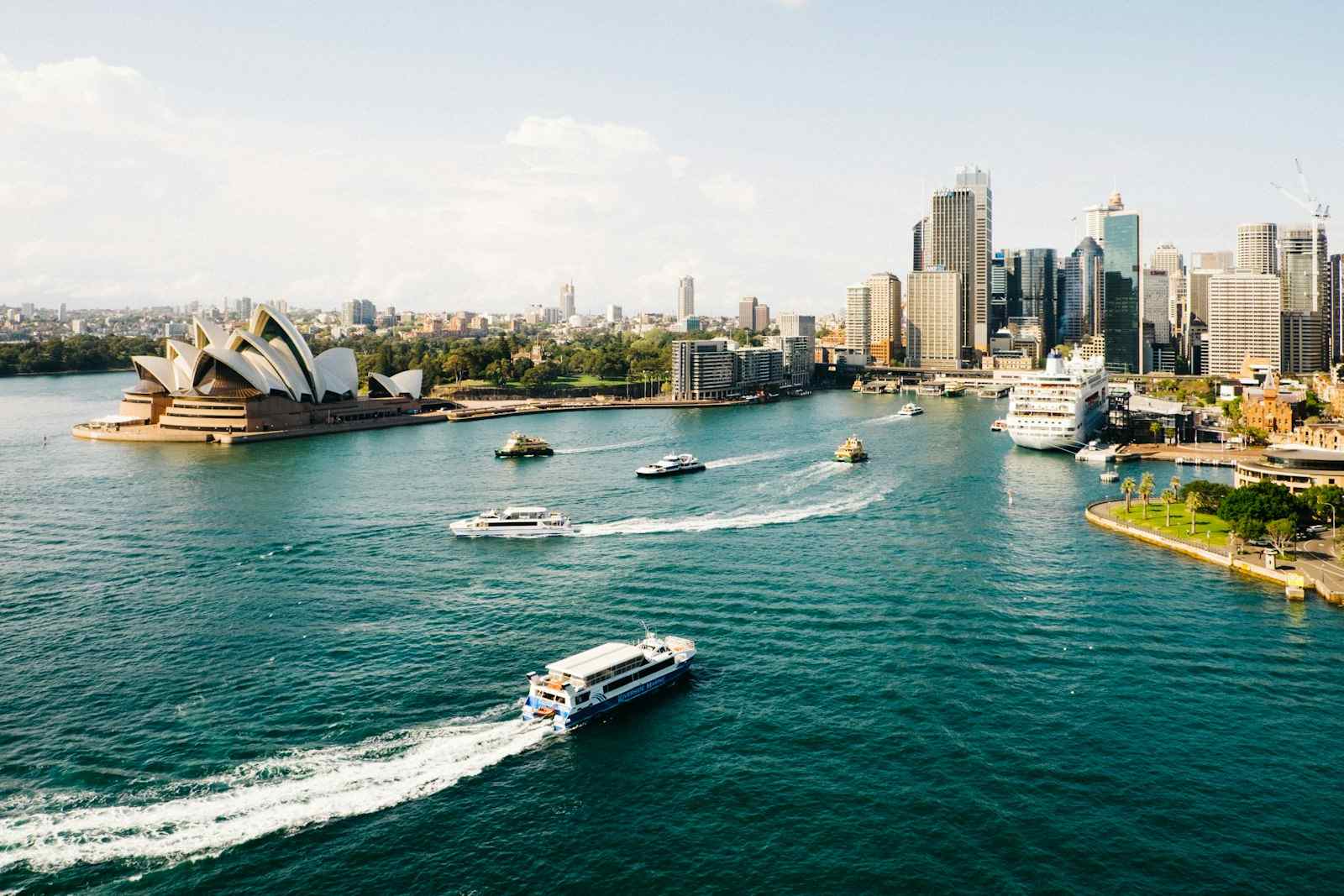 Sydney Opera House and harbour