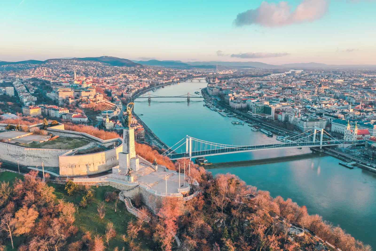 Hungarian Parliament Building on the Danube, Budapest