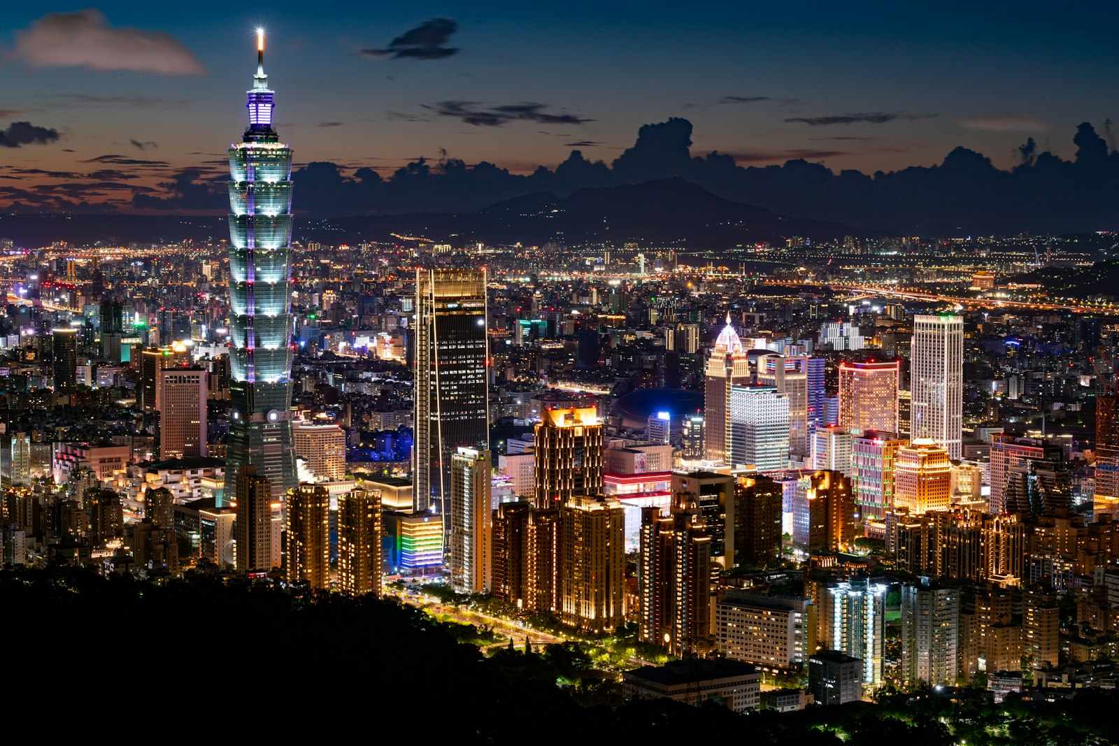 Taipei 101 skyline, Taiwan